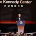 president donald trump speaking at the 2025 kennedy center honors