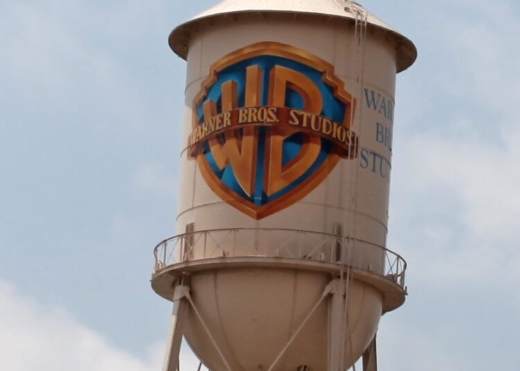 The iconic water tower at Warner Bros. studios in Burbank, California. (CoStar)