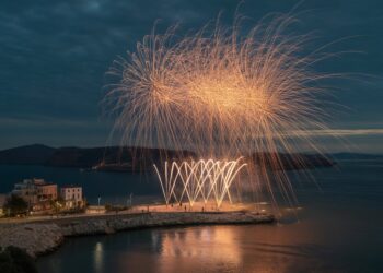 New Year 2025 Kicks Off with Dazzling Lights and Music in Attica’s Christmas Village