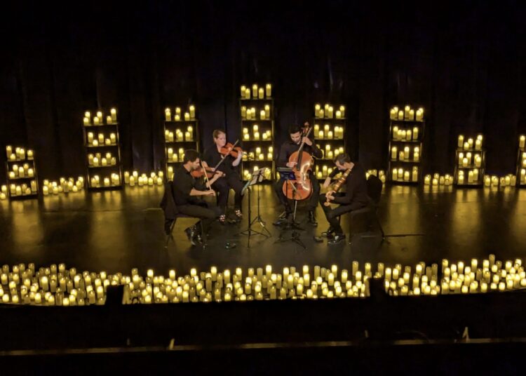 The live entertainment company Fever will host a candlelight concert at Southwestern University on Jan. 16. A string quartet will perform Antonio Vivaldi’s “Four Seasons,” among other selections. (Courtesy Alma Thomas Fine Arts Center at Southwestern University)