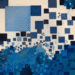 Blue Square Cluster, 1937 | 43 x 43 inches | oil on canvas. (Oskar Fischinger)