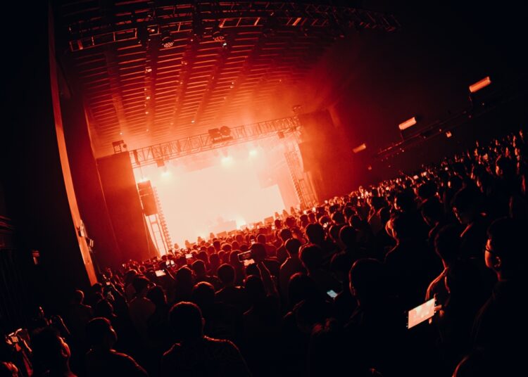 Chinese rapper Lanlao gives a concert. Photo: Courtesy of Lanlao
