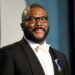 Tyler Perry arrives at the Vanity Fair Oscar Party in Beverly Hills, Calif., on March 27, 2022. Perry is donating $2.75 million to older homeowners in Atlanta to help ensure they are able to stay in their homes. (Photo by Evan Agostini/Invision/AP, File)
