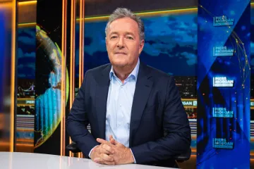 Piers Morgan and Susanna Reid reunite as string of TV stars let their hair down at Christmas party
