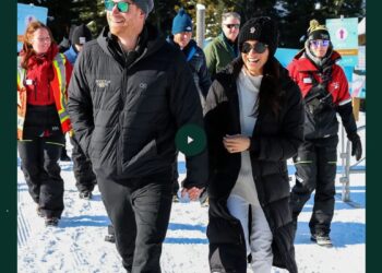 Holiday greeting featuring Prince Harry and Meghan.