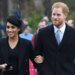 The Duchess of Sussex and the Duke of Sussex arriving to attend the Christmas Day morning church service in 2018