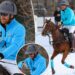 Prince Harry injures his hand at Snow Polo in Aspen