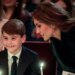 Louis and Kate at the carol service