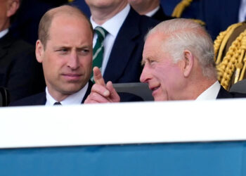 Prince William and King Charles at Commemorative event for the 80th anniversary of D-Day
