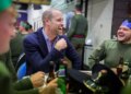Prince William joins the Welsh Guards at their Christmas party