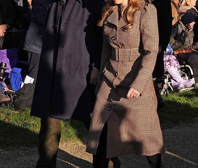 rincess Beatrice was accompanied by her husband Edoardo Mapelli Mozzi as King Charles appeared to send the message that she and sister Eugenie are not 'guilty by association'