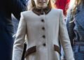 Princess Charlotte of Wales attending the Christmas Morning Service yesterday in Sandringham
