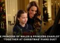 The Princess of Wales & Princess Charlotte | Piano Duet opens 'Together at Christmas' Carol Service - YouTube