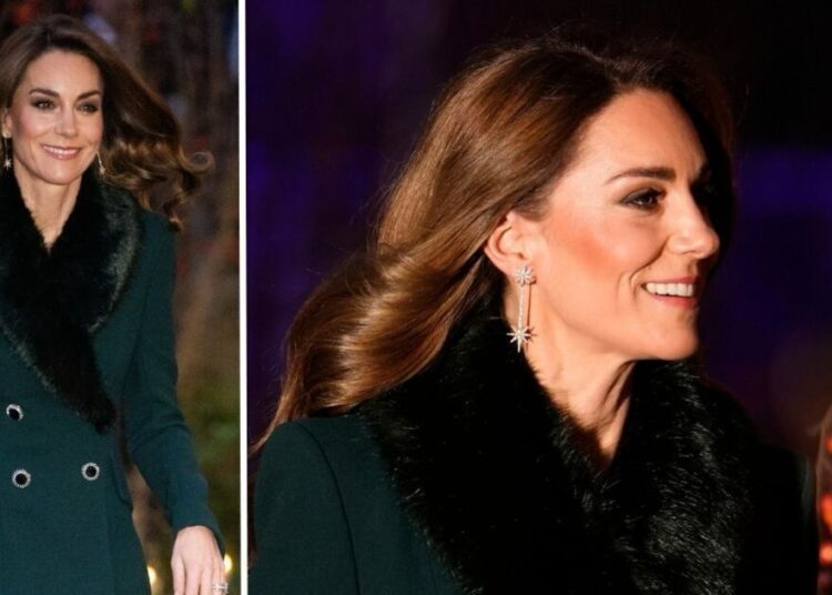Princess Kate beams in festive look as she arrives at carol concert | Royal | News