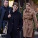 Pictured: Princess Beatrice and Princess Eugenie leaving Mount St. Restaurant in Mayfair after a two-hour lunch
