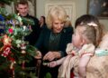 Queen Camilla at Clarence House today