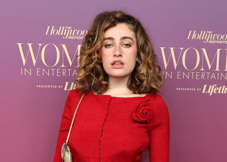 Rachel Sennott attends The Hollywood Reporter's annual Women in Entertainment Gala at The Beverly Hills Hotel on December 03, 2025 in Beverly Hills, California.
