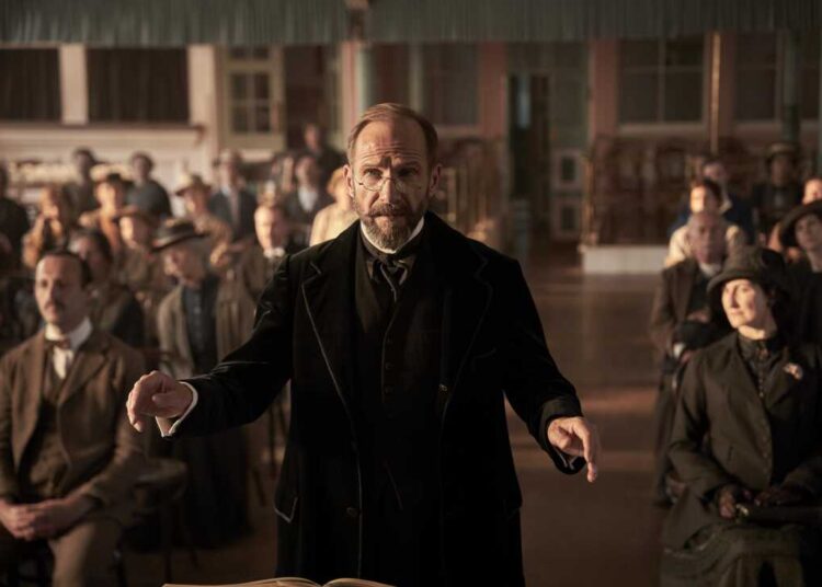 Ralph Fiennes as Henry Guthrie in The Choral.