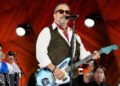 Frontman Raul Malo, center, and The Mavericks perform during the Boston Pops Fireworks Spectacular in Boston on July 4, 2024. (AP Photo/Michael Dwyer, File)