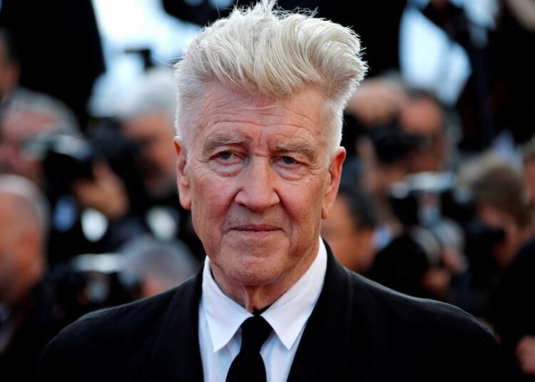 David Lynch appearing on the runway of the Cannes Film Festival.