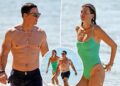 Ripped Mark Wahlberg and bikini-clad wife Rhea Durham hit the beach during Barbados vacation