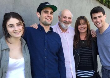 Rob Reiner with Michele, Romy, Nick and Jake.