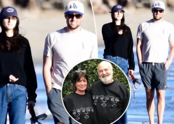 Romy and Jake Reiner put on united front in first photos together since Rob and Michele's murders