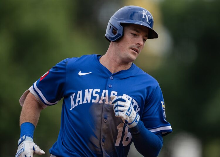 Kansas City Royals outfielder Mike Yastrzemski