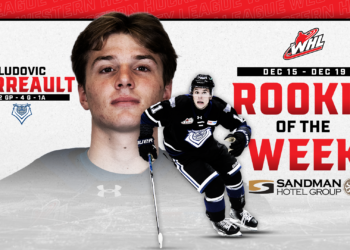 Royals forward Perreault named Sandman WHL Rookie of the Week