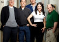 Doug Hyun / HBO / courtesy Everett Collection Larry David, Jerry Seinfeld, Michael Richards, Julia Louis-Dreyfus and Jason Alexander in 'Seinfeld'
