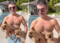 Shirtless Simon Cowell, 66, shows off his toned body after breaking down intense diet