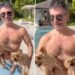 Shirtless Simon Cowell, 66, shows off his toned body after breaking down intense diet