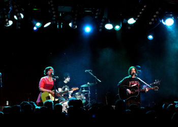 Snocaps with twin sisters Katie and Allison Crutchfield perform at...