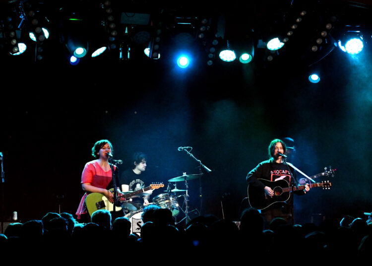 Snocaps with twin sisters Katie and Allison Crutchfield perform at...