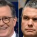 Stephen Colbert Takes A Whack At Pete Hegseth Over His History With Troops