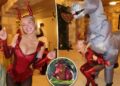 Sydney Sweeney dresses up a sexy dragon in 'Shrek'-themed Friendsiving