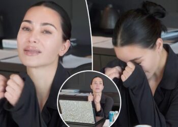 Tearful Kim Kardashian has 'mental breakdown' studying for bar exam she ultimately failed