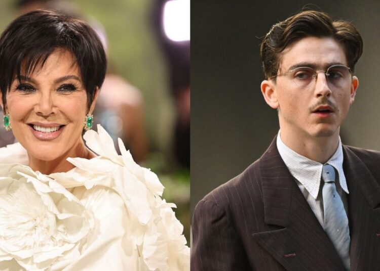Timothée Chalamet earns praise from Kris Jenner during Maty Supreme promotion