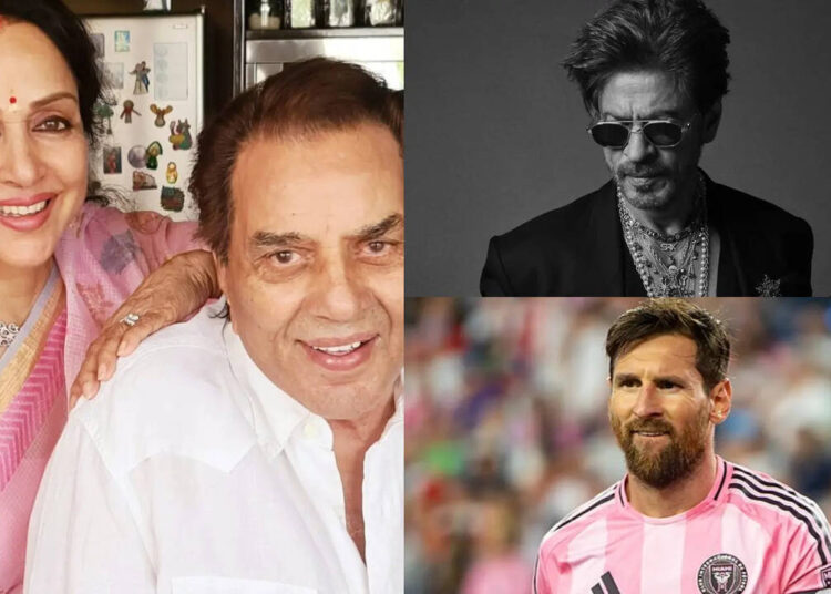Top Entertainment News Of The Day: Hema Hosts Dharmendra's Prayer Meet In Delhi, SRK Plans Kolkata Visit For Lionel Messi | Bollywood