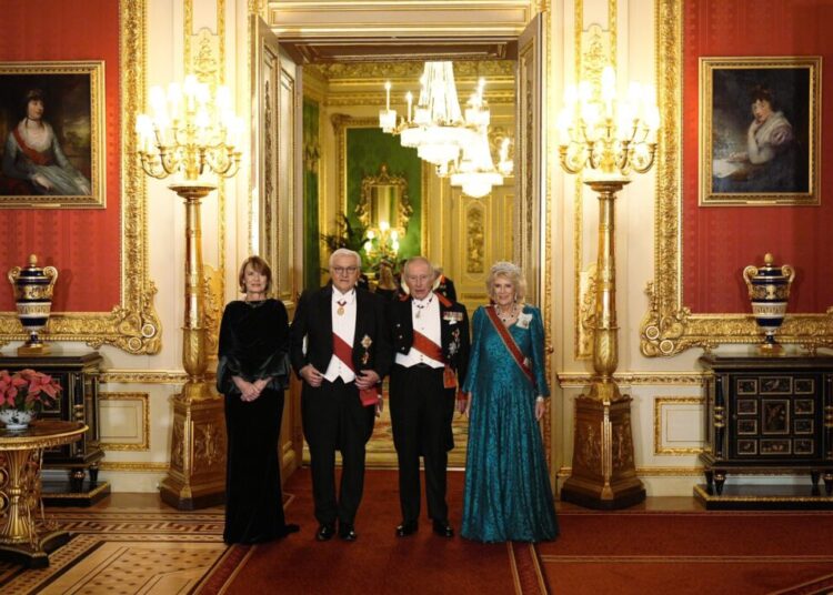 King Charles and Queen Camilla at German State Banquet