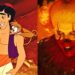 (Left) Disney's Aladdin (Right) Pennywise in It: Welcome to Derry.