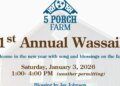 Wassail for the new year, country music and dancing