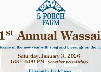 Wassail for the new year, country music and dancing