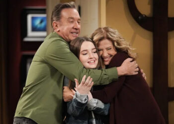 Last Man Standing Reunion: Kaitlyn Dever (Eve) and Tim Allen (Mike) in 2025
