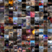 A collage shows dozens of screenshots from social media video of street takeover.