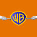 illustration of the Warner Brothers logo in the middle of a tug-o-war between two people's arms in business attire.