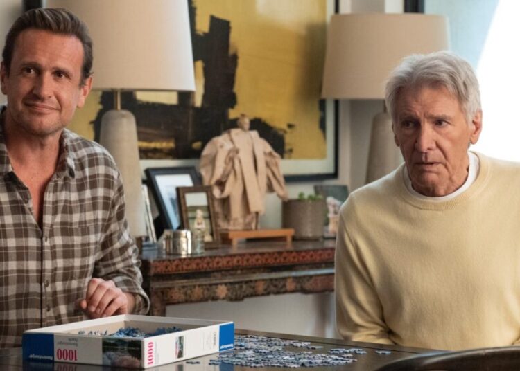 Jason Segel and Harrison Ford in 'Shrinking' Season 3