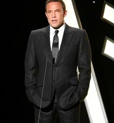 Ben Affleck speaks onstage at the 39th American Cinematheque Awards held at The Beverly Hilton on November 20, 2025 in Los Angeles, California.