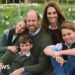 William and Catherine release annual Christmas card portrait