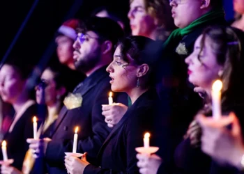 The Frost Choral Union enchanted attendees at Winter Wonderful.